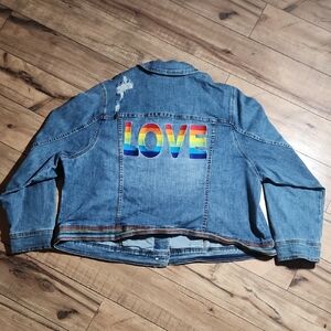 Lane Bryant Blue Denim Jacket